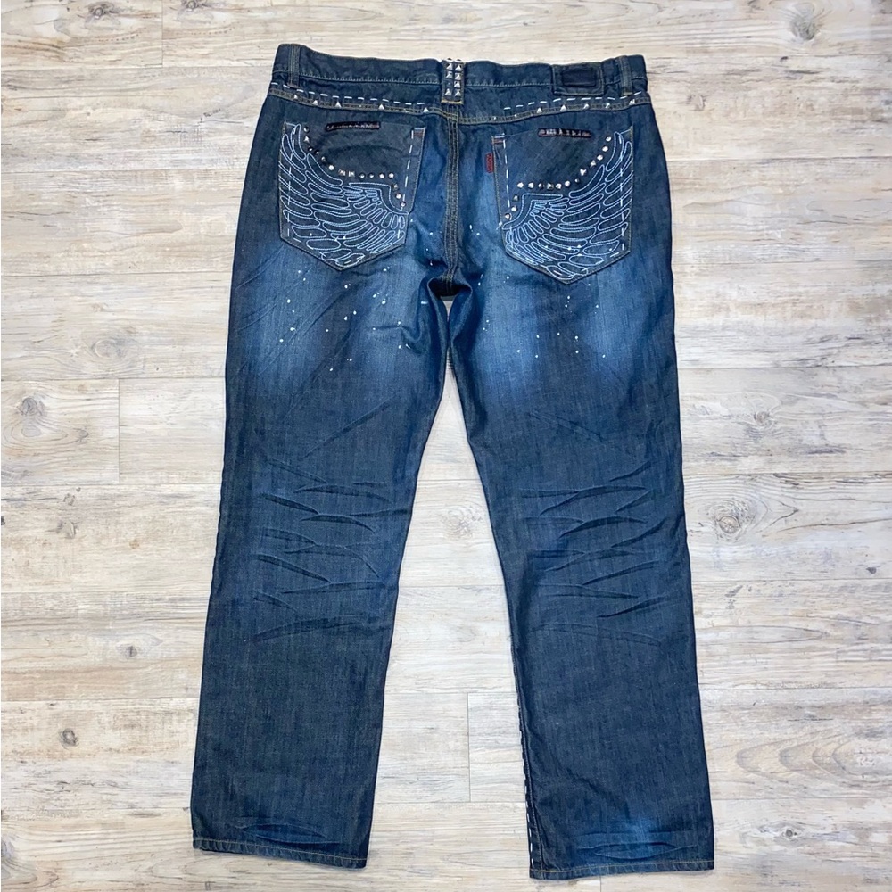 Parish Studded Mens Denim Jeans